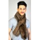 Sable fur scarf